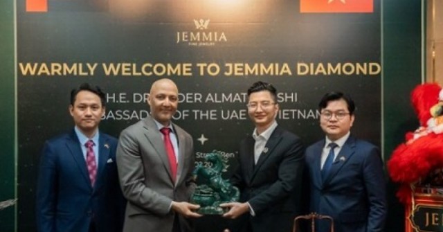 Jemmia Diamond đón tiếp Đại sứ UAE: khẳng định vị thế cầu nối thương mại Việt Nam – UAE và kiến tạo "Kim cương vượng khí"