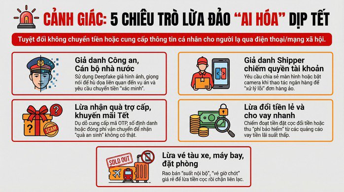 Những thủ đoạn lừa đảo dịp Tết người dân cần cảnh giác