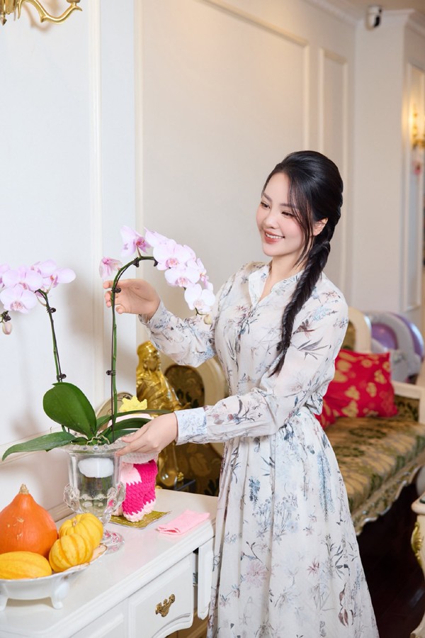 BTV Thụy Vân cho biết cô tự tay chuẩn bị, dọn dẹp trong những ngày Tết.