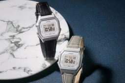 Casio tung đồng hồ số cổ điển dây da, giá chưa đến 1,45 triệu đồng