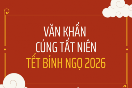 Bài văn khấn Tất niên Tết Bính Ngọ 2026