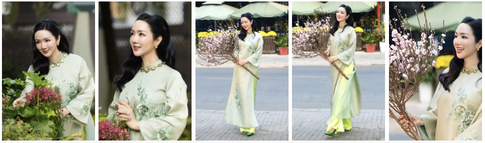 Hình ảnh Hoa hậu đền Hùng Giáng My trong ngày Valentine 2026. Ảnh: FBNV