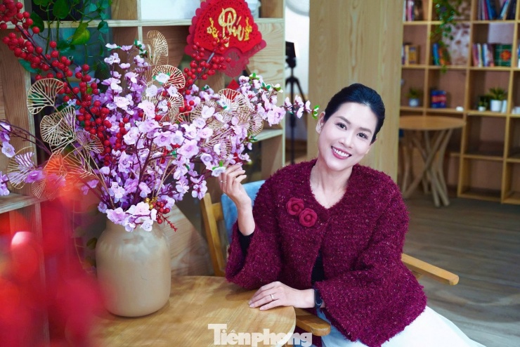 Với điện ảnh, Hà Hương cho biết vai Mai - con gái ông Mùi - trong phim Mùi phở là dấu mốc đặc biệt. Cô tiết lộ vai diễn này gần như không qua casting. Ảnh: Đức Nguyễn.