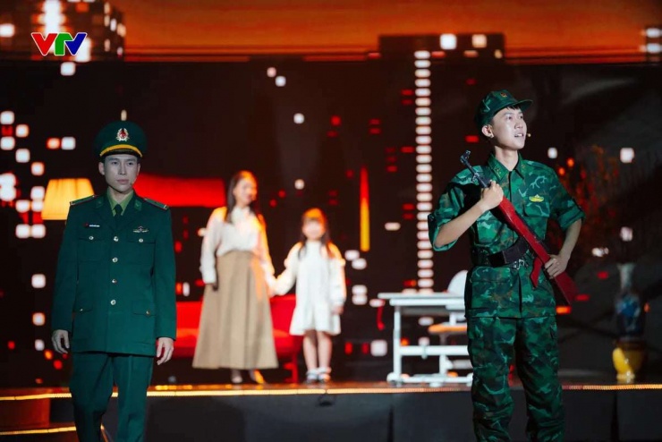 Không chỉ có hài kịch và âm nhạc, chương trình còn có nhạc kịch đương đại. Ảnh: VTV