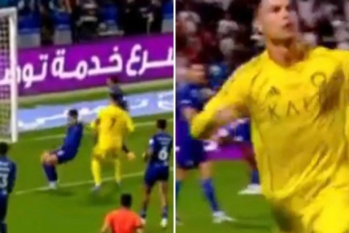 Ronaldo có "hành động lạ” khi ghi bàn sau "nổi loạn"