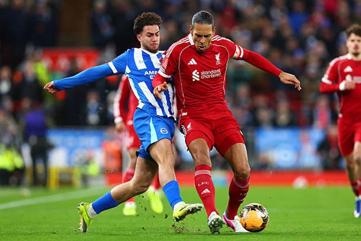 Kết quả bóng đá Liverpool - Brighton: Đại thắng 3 bàn, bước ngoặt cuối hiệp 1 (FA Cup)