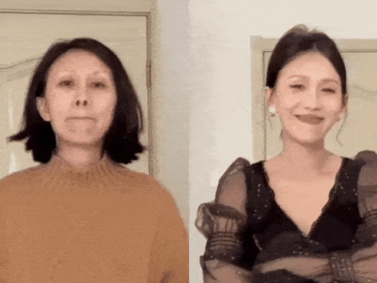 Trang điểm 'biến hình' bà nội trợ thành quý cô sành điệu