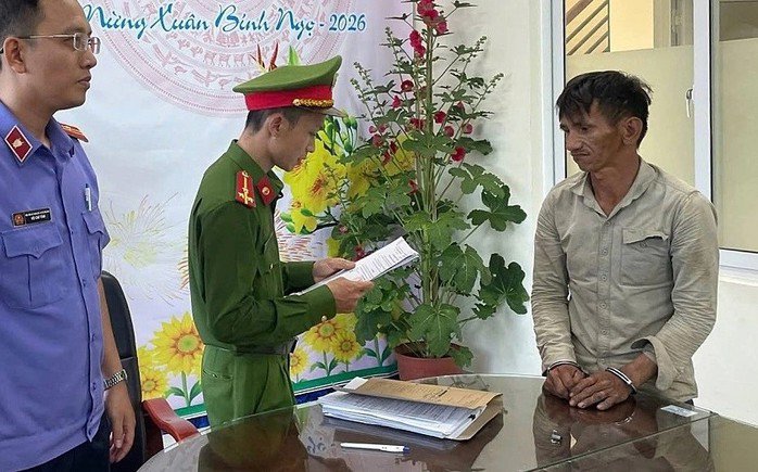 Công an xã Bình Sơn khởi tố Nguyễn Thanh Luân để điều tra hành vi Sử dụng trái phép chất ma túy. Ảnh: Công an xã Bình Sơn