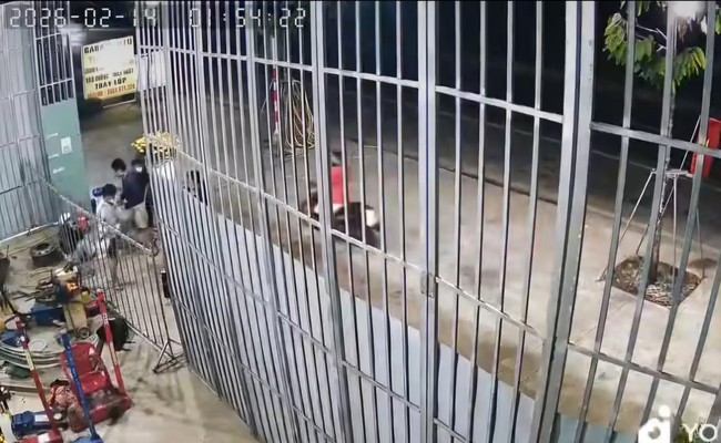 Camera ghi lại vụ việc