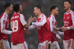 Trực tiếp bóng đá Arsenal - Wigan: "Pháo thủ" chiếm thế chủ động (FA Cup)