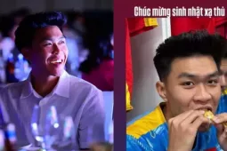 Trung vệ U23 được đồng đội mừng sinh nhật đầy hài hước, gọi là “xạ thủ” Lý Đức