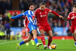 Kết quả bóng đá Liverpool - Brighton: Đại thắng 3 bàn, bước ngoặt cuối hiệp 1 (FA Cup)