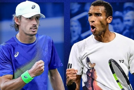 Tennis đỉnh cao thế giới: De Minaur đấu chung kết "trong mơ" với Aliassime