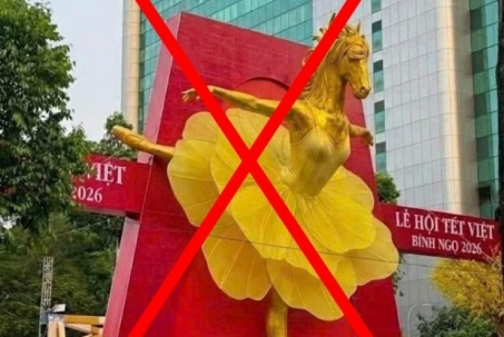 Linh vật ngựa ở TPHCM bị “mặc váy” bằng AI, chủ tài khoản Facebook lãnh phạt