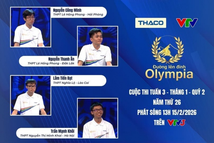 Ảnh: Fanpage Đường lên đỉnh Olympia