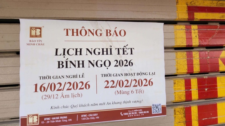 Bảo Tín Minh Châu sẽ mở cửa vào ngày mừng 6 Tết.&nbsp;Ảnh: Thái Nguyễn