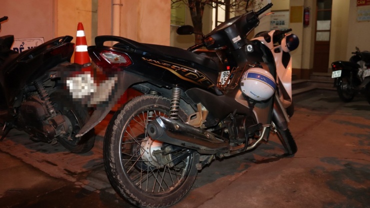 Phương tiện do lái xe Đ.A.Q điều khiển.