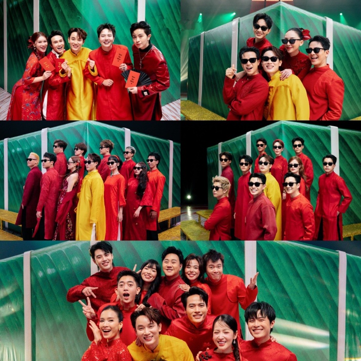 Trúc Nhân mời 68 nghệ sĩ cùng đóng MV. Ảnh: NVCC