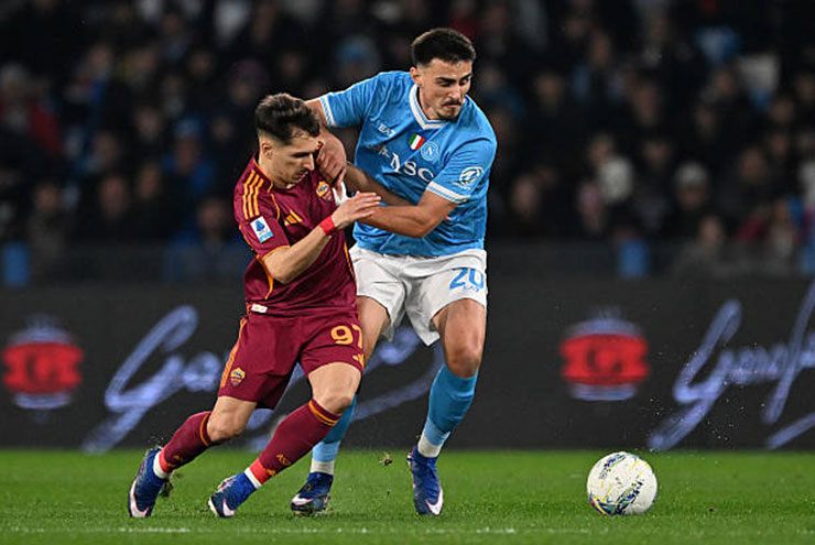 Video bóng đá Napoli - Roma: Dấu ấn tân binh, rượt đuổi gay cấn (Serie A)