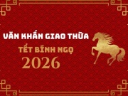 Bài văn khấn giao thừa​ Tết Bính Ngọ trong nhà và ngoài trời