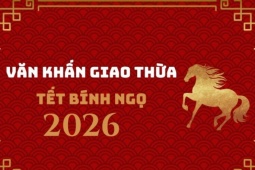 Bài văn khấn giao thừa​ Tết Bính Ngọ trong nhà và ngoài trời