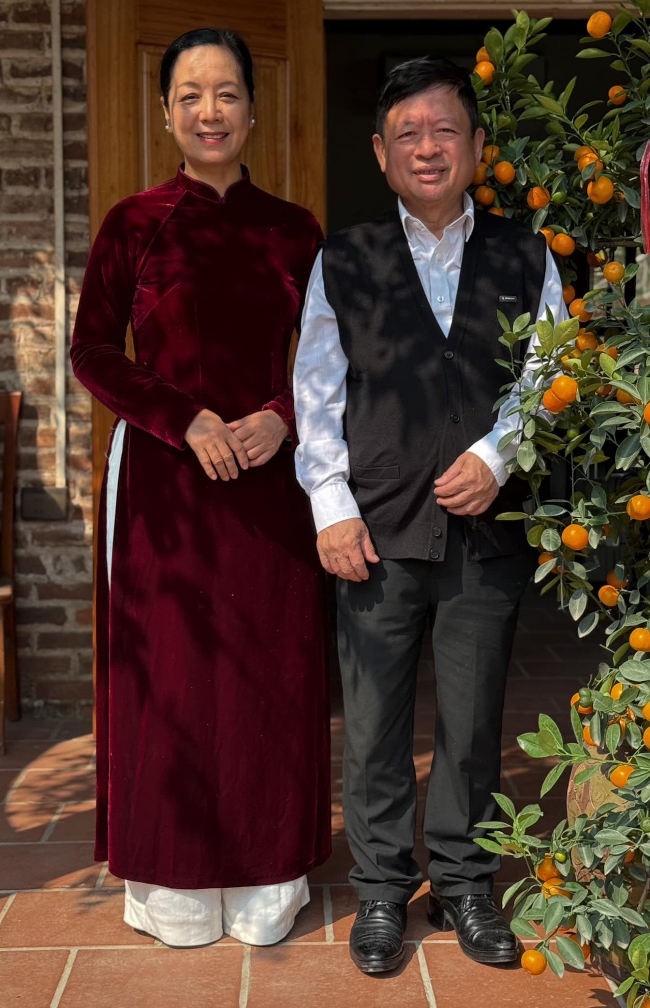 Chiều Xuân khoe luôn được ông xã vào bếp nấu nướng dịp Tết.&nbsp;