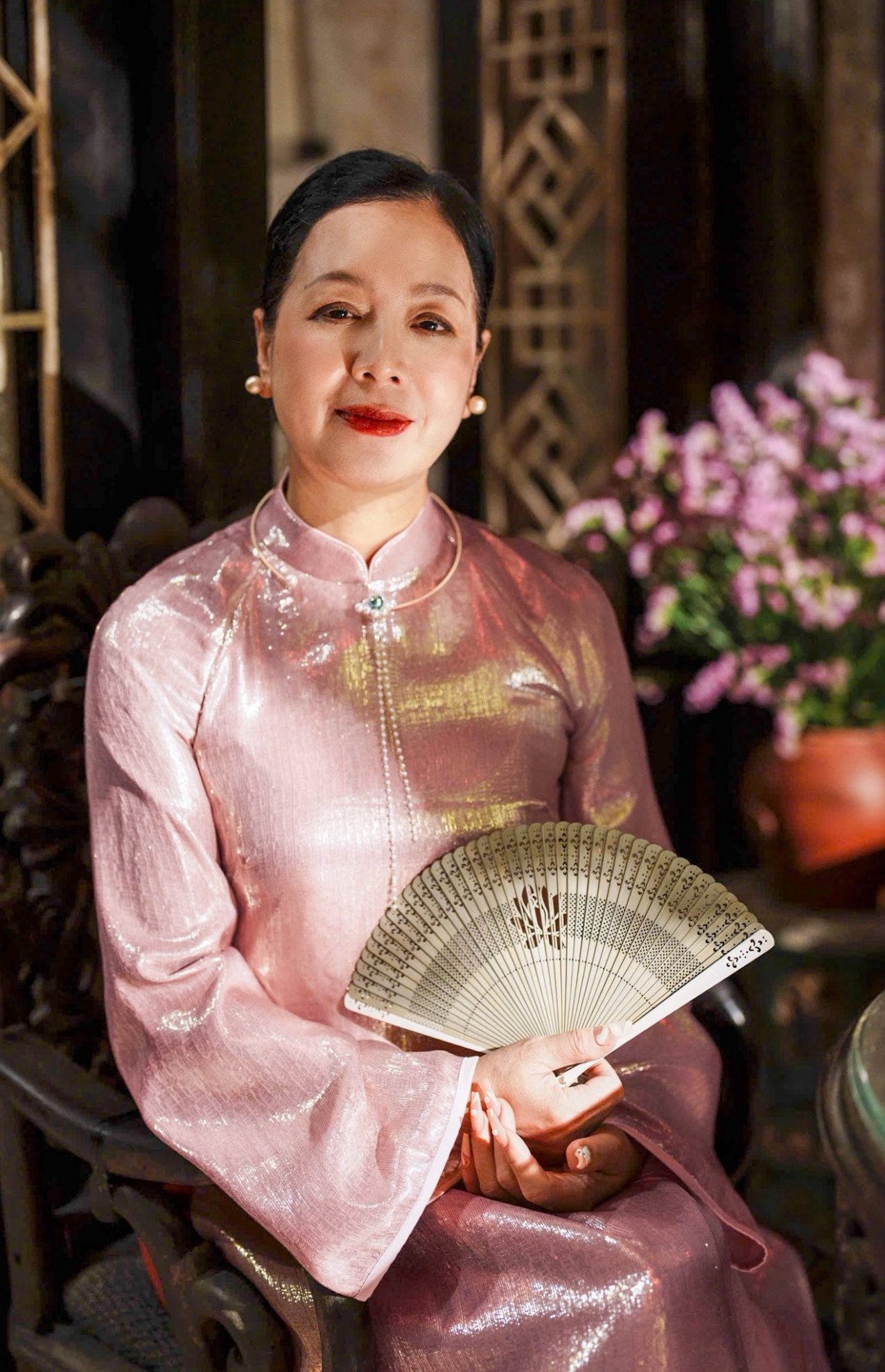 NSƯT Chiều Xuân đẹp mặn mà ở tuổi U60.&nbsp;