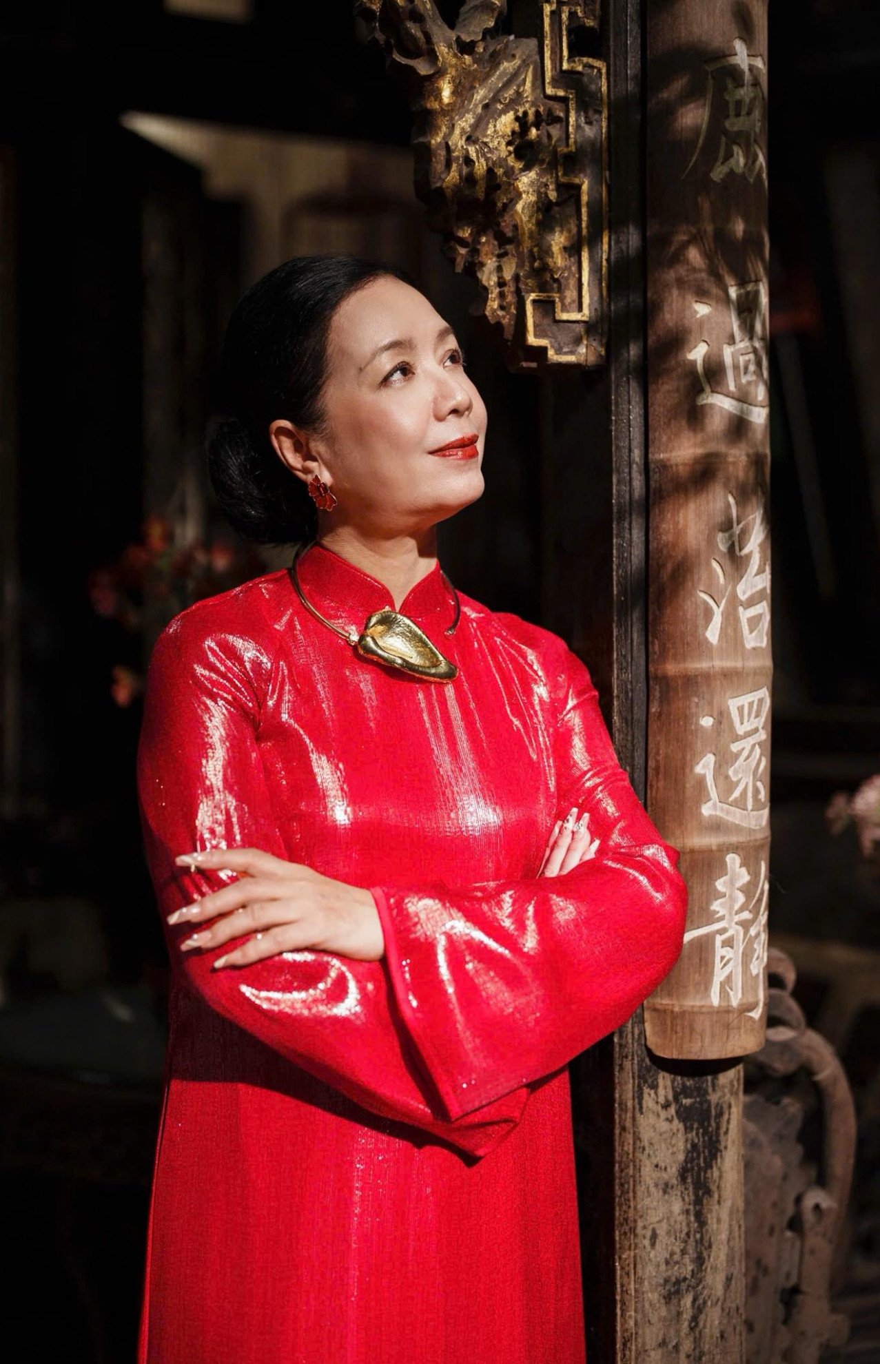 NSƯT Chiều Xuân đẹp mặn mà ở tuổi U60.&nbsp;