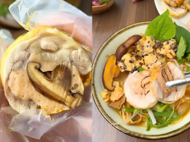 Nếu ngán gà luộc truyền thống, thử ngay gà cuộn mọc giòn cho mâm cỗ Tết