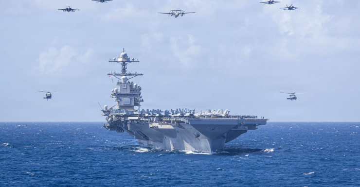 Tàu sân bay USS Gerald Ford của Mỹ. Ảnh: USNI.