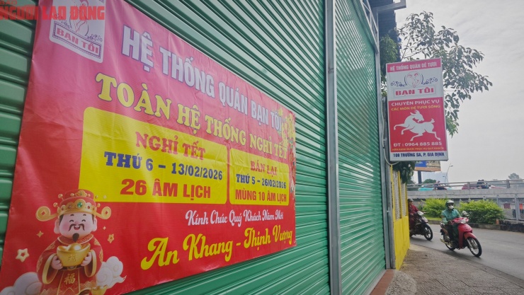 Một hệ thống quán ăn tại TPHCM thông báo nghỉ dài