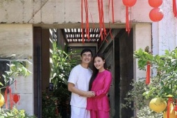 Tết nhà Thúy Diễm - Lương Thế Thành ở biệt thự 200 m2