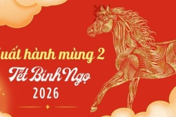 Hướng tốt, giờ đẹp xuất hành ngày mùng 2 Tết Bính Ngọ 2026