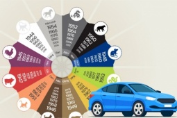 Màu ôtô may mắn cho 12 con giáp