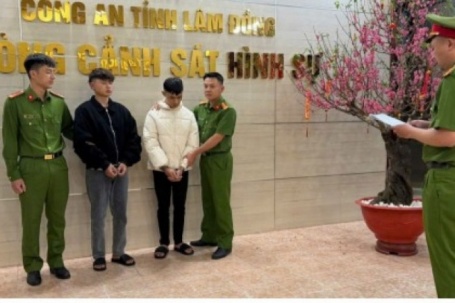 Bắt giữ 2 đối tượng cướp tiệm vàng trong đêm giao thừa