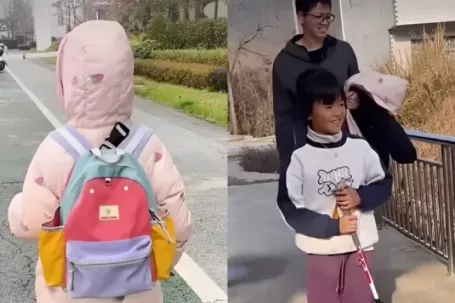 Bé gái 8 tuổi ở Trung Quốc đi bộ hơn 120 km về quê ăn Tết