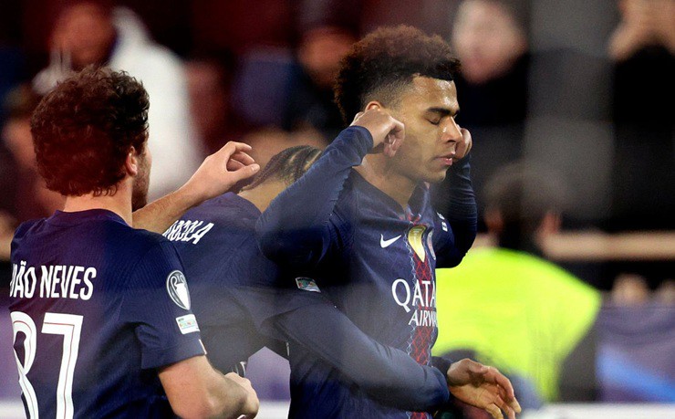 Doue tỏa sáng giúp&nbsp;PSG lội ngược dòng&nbsp;trước&nbsp;Monaco