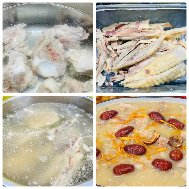 Nếu có nước hầm xương sẽ ngọt nước hơn. (Ảnh: Nguyễn Hồng Thúy)