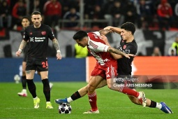 Video bóng đá Olympiakos - Leverkusen: Hiệp 2 định đoạt (Cúp C1)