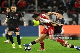 Video bóng đá Olympiakos - Leverkusen: Hiệp 2 định đoạt (Cúp C1)