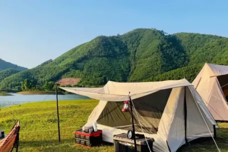 Những điểm cắm trại lý tưởng quanh Hà Nội dịp Tết