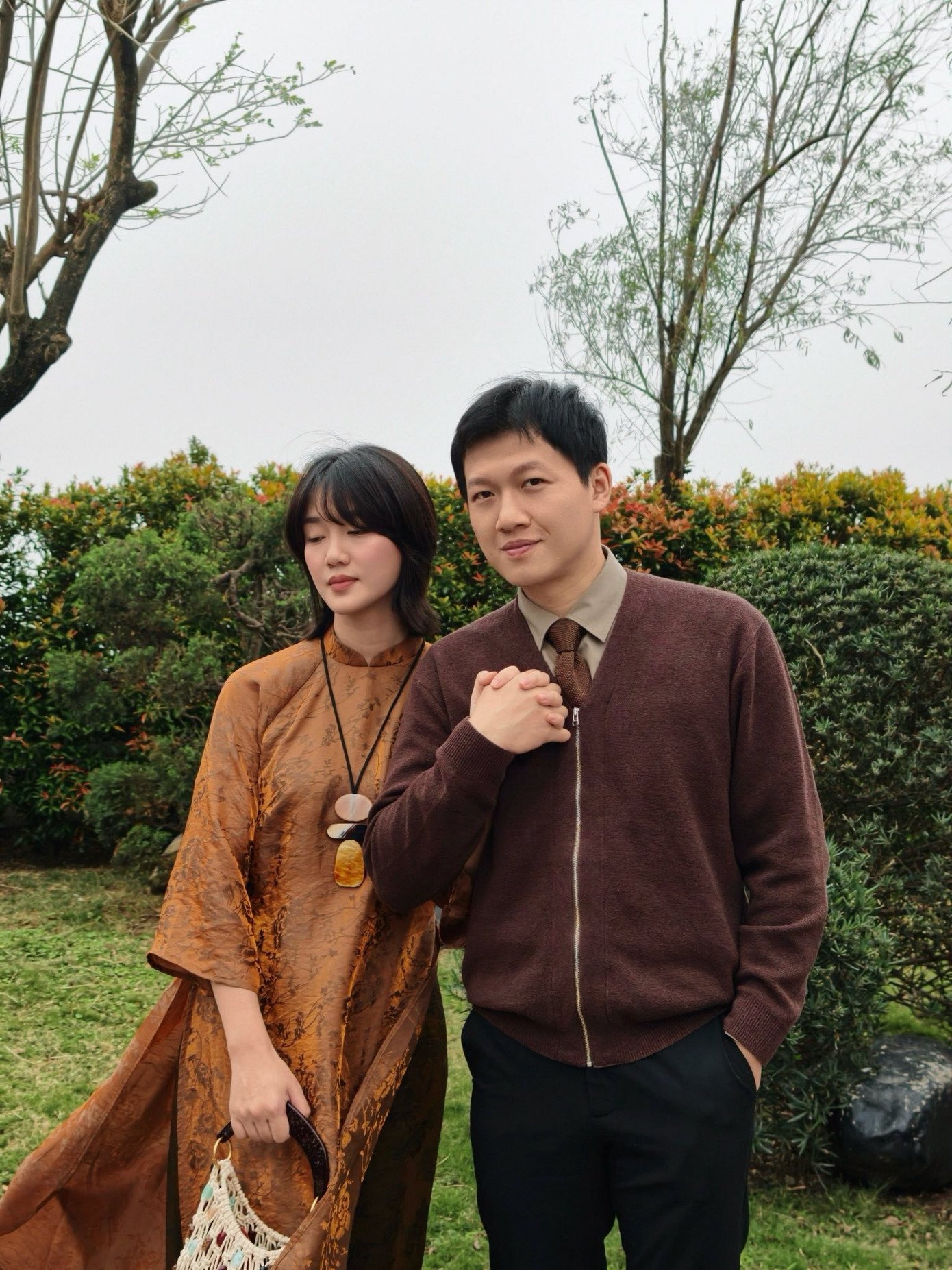 Gia đình MC Trần Ngọc du xuân.