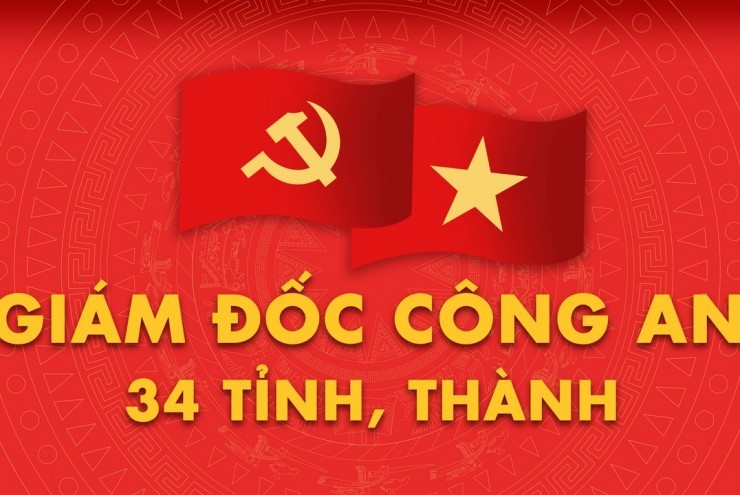 Chân dung Giám đốc Công an 34 tỉnh, thành