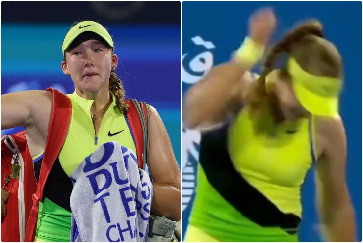 Nóng nhất thể thao sáng 21/2: "Sharapova mới" bật khóc, tự đánh mình ngay trên sân