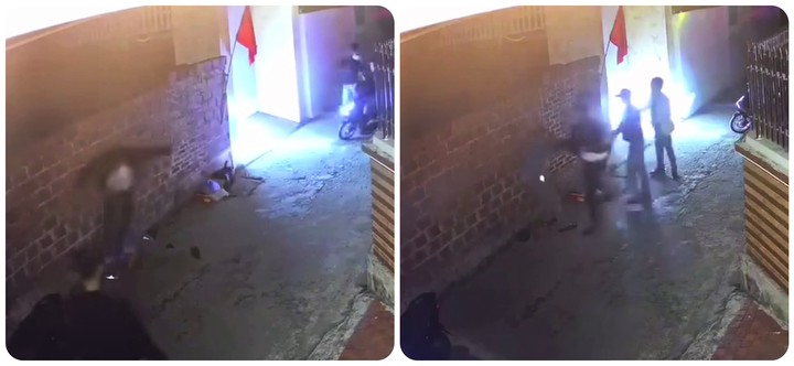 Nhóm côn đồ hành hung dã man cán bộ an ninh cơ sở phường Hòa Bình, TP Hải Phòng trong tối 28 Tết.