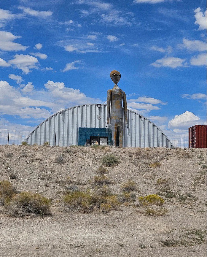 Trung tâm Nghiên cứu người ngoài hành tinh ở bang Nevada - Mỹ - Ảnh: CNN