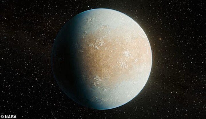 Hành tinh HD 137010 b có thể có nước lỏng trên bề mặt và bầu khí quyển phù hợp cho sự sống. (Ảnh: NASA)