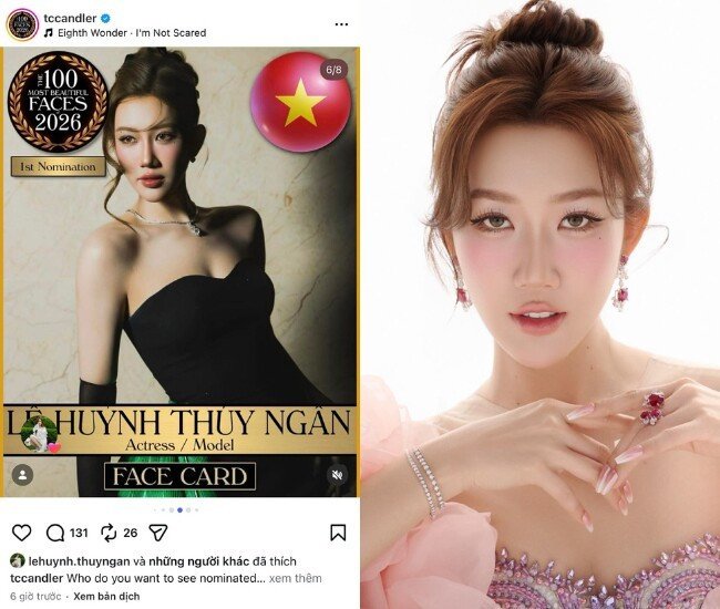 Nhan sắc đời thường của Thúy Ngân gây chú ý quốc tế - 1