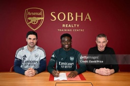 Tin mới nhất bóng đá sáng 20/2: Arsenal "trói chân" Saka, trao hợp đồng kỷ lục