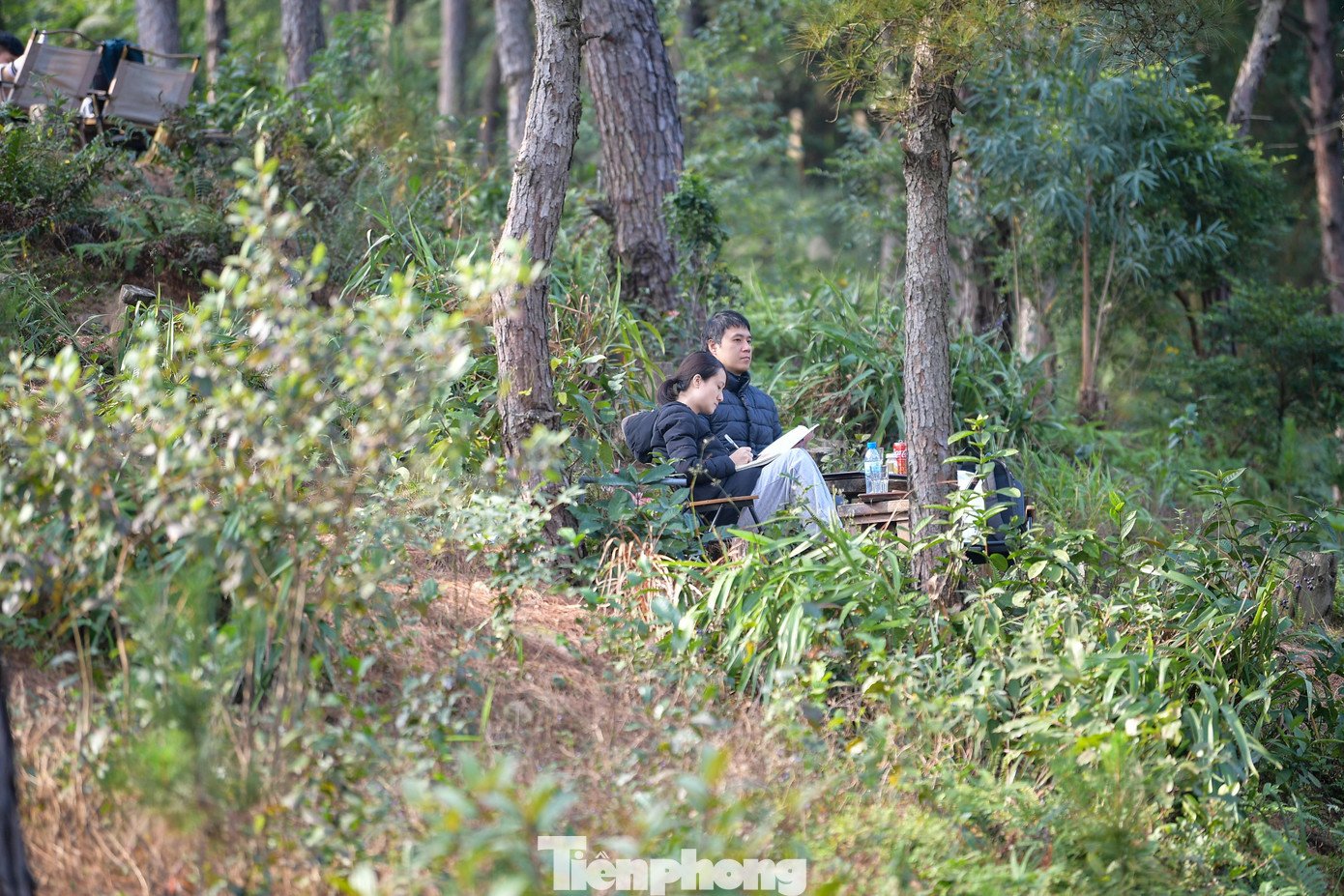 Giới trẻ lên núi uống cà phê, tận hưởng không khí đầu năm - 3